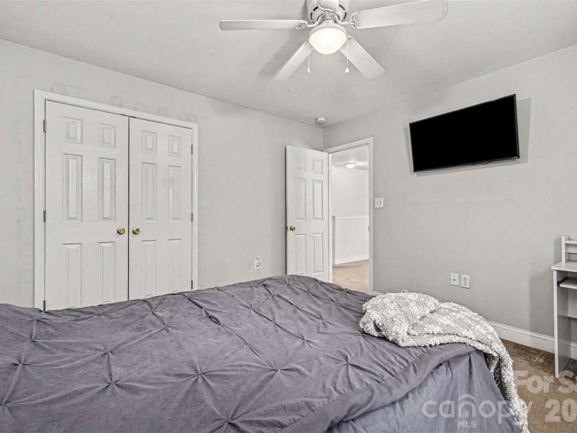 3035 Proverbs Court, Monroe, NC 28110.  MLS# CAR4391682, YatesRealty ID 33570. Second Bedroom