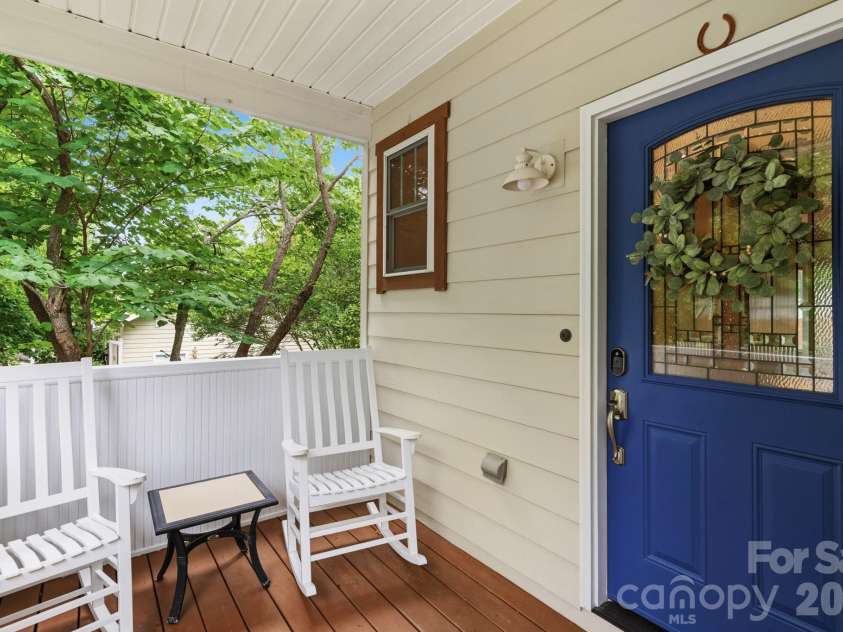 13 Triple H Drive, Asheville, NC 28806.  MLS# CAR4396514, YatesRealty ID 33591. Covered Front Porch for Relaxing