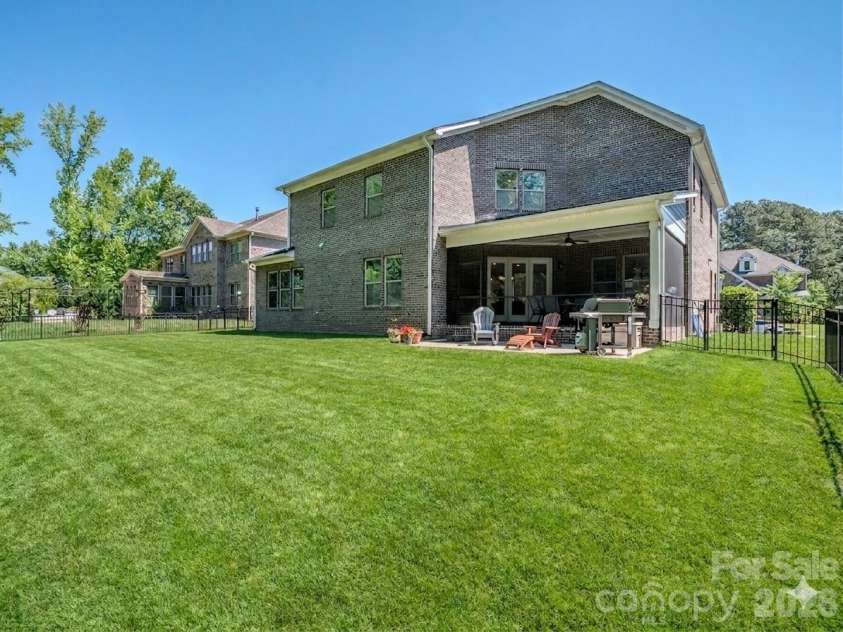 121 Enclave Boulevard, Weddington, NC 28104.  MLS# CAR4395615, YatesRealty ID 33597. Backyard