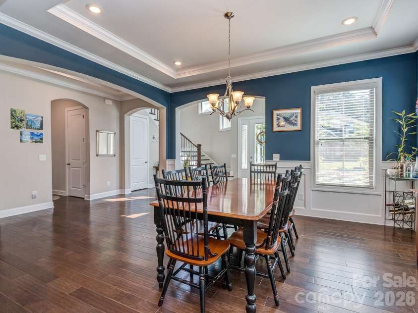 121 Enclave Boulevard, Weddington, NC 28104.  MLS# CAR4395615, YatesRealty ID 33597. Dining area