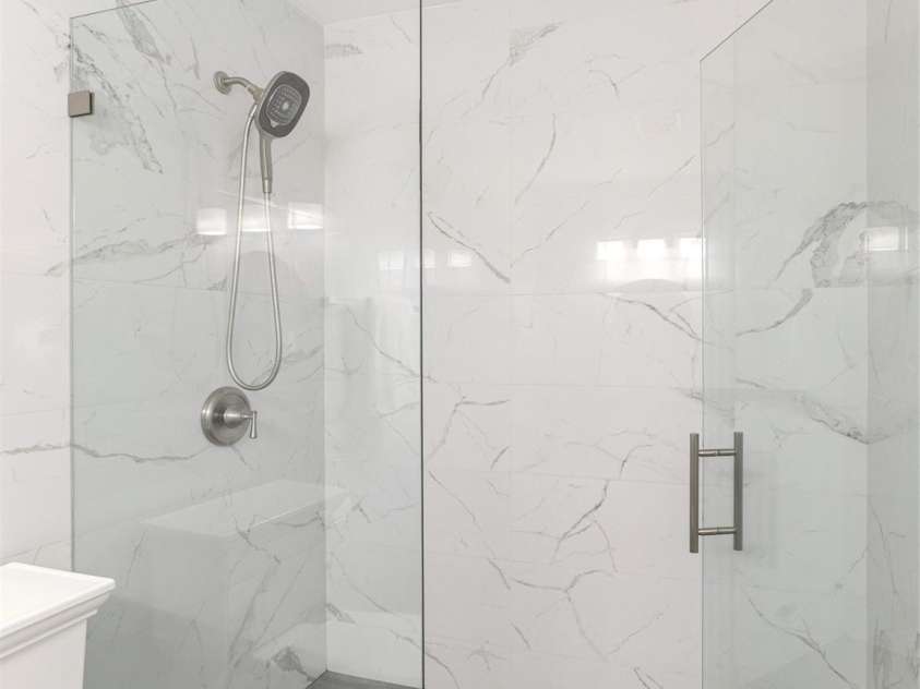 30 Fairway Drive, Etowah, NC 28729.  MLS# CAR4342625, YatesRealty ID 3360. Step-in luxury shower