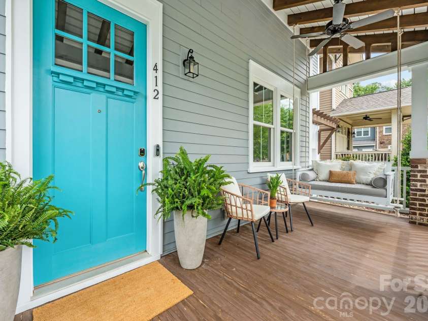 412 Eli Street, Charlotte, NC 28204.  MLS# CAR4393807, YatesRealty ID 33601. 