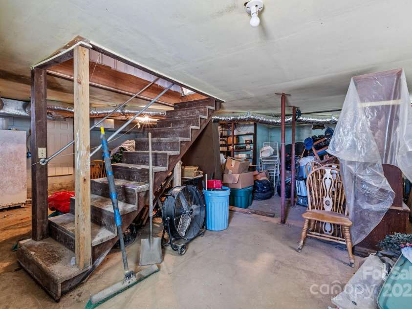 3825 Stack Road, Monroe, NC 28112.  MLS# CAR4286648, YatesRealty ID 33606. Unfinished walk-out basement.