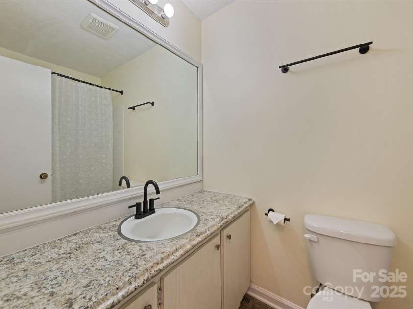 129 Willowbrook Road, Hendersonville, NC 28792.  MLS# CAR4324959, YatesRealty ID 33607. Hall Bathroom