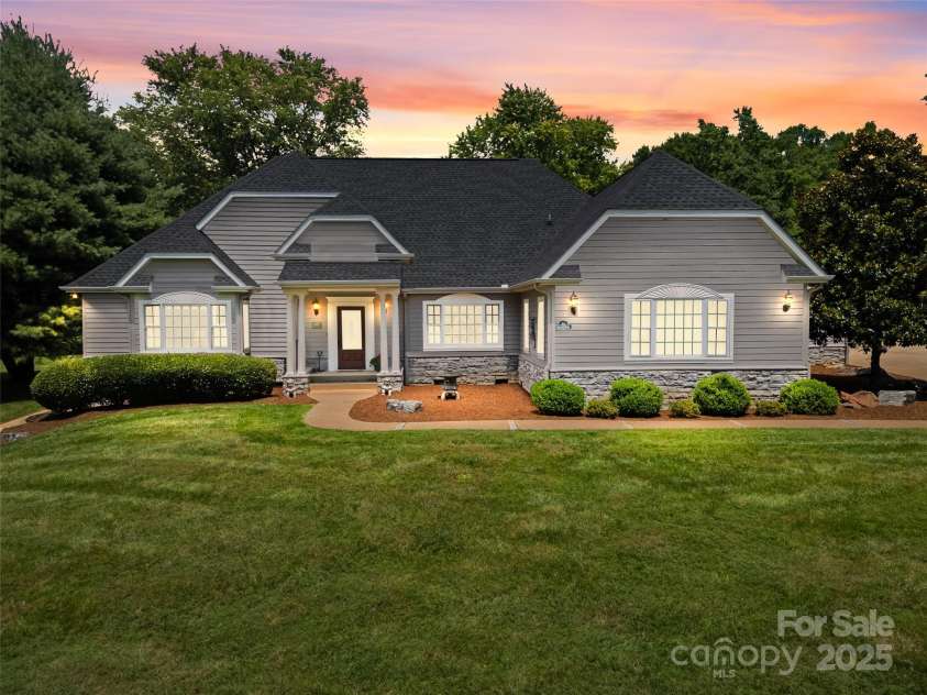 35 Beaumont Drive, Hendersonville, NC 28739.  MLS# CAR4293793, YatesRealty ID 33609. Drone shot of home