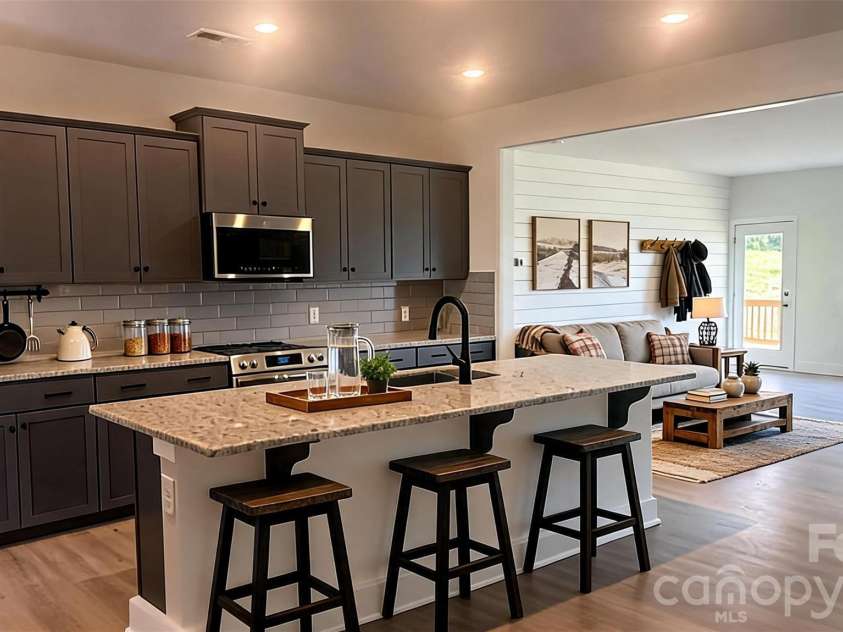 1215 Gardenia Drive, Mt Ulla, NC 28125.  MLS# CAR4375396, YatesRealty ID 33614. Virtually staged
