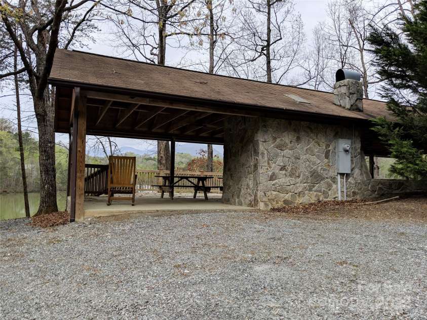 257 Roadrunner Circle, Lake Lure, NC 28746.  MLS# CAR4289915, YatesRealty ID 33623. Riverbend Community Amenities. Lakeside common area