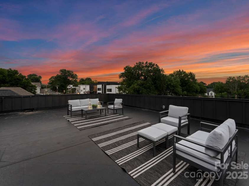 412 State Street, Charlotte, NC 28208.  MLS# CAR4273285, YatesRealty ID 33628. 920+ SF rooftop.