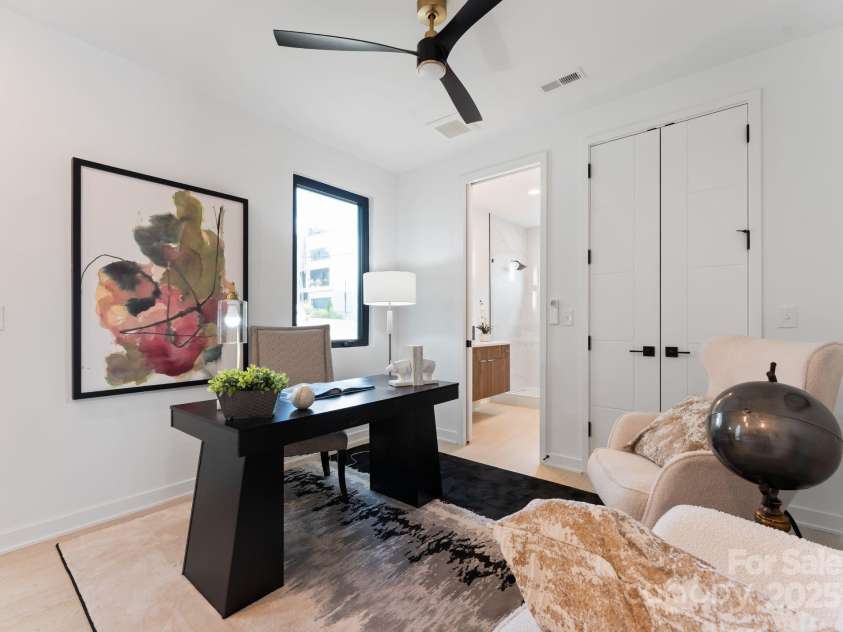 414 State Street, Charlotte, NC 28208.  MLS# CAR4273490, YatesRealty ID 33629. This can be a home office, 2nd primary suite,  incredible guest suite, or short term rental.