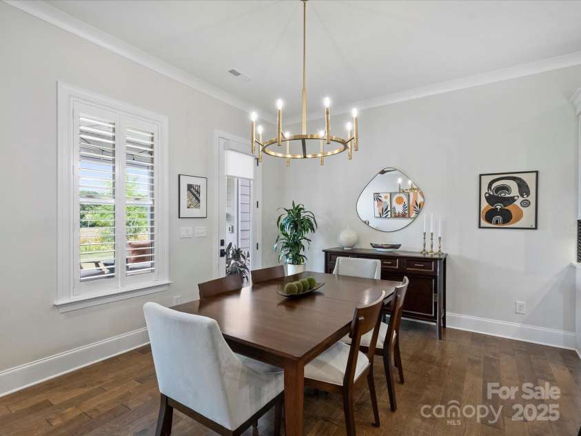 13627 Tranquil Day Drive, Matthews, NC 28105.  MLS# CAR4285895, YatesRealty ID 33636. Dining Space