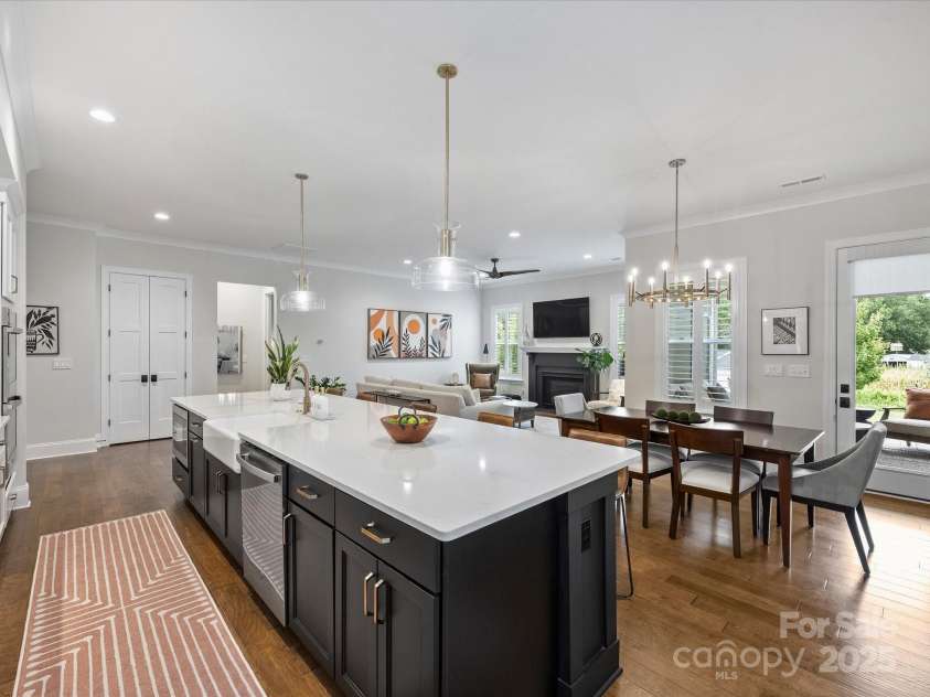 13627 Tranquil Day Drive, Matthews, NC 28105.  MLS# CAR4285895, YatesRealty ID 33636. Kitchen and Dining Space