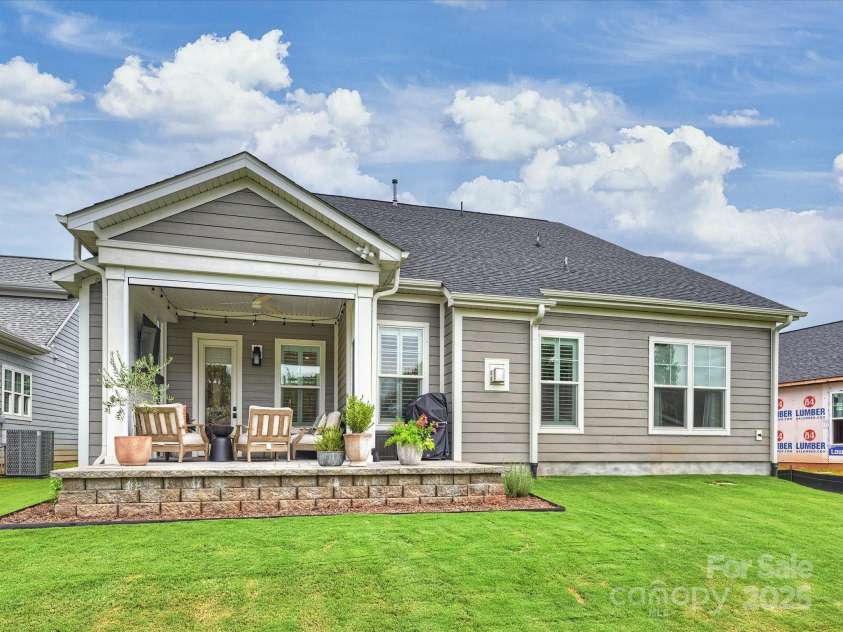 13627 Tranquil Day Drive, Matthews, NC 28105.  MLS# CAR4285895, YatesRealty ID 33636. Rear Exterior