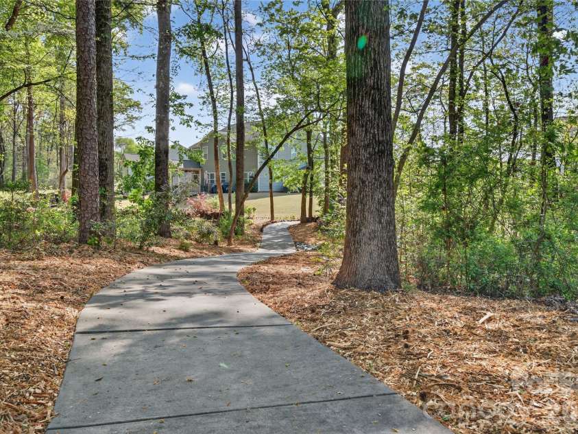 15109 Ockeechobee Court, Mint Hill, NC 28227.  MLS# CAR4392005, YatesRealty ID 33638. Wooded Walking Path 1