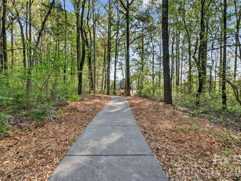 15109 Ockeechobee Court, Mint Hill, NC 28227.  MLS# CAR4392005, YatesRealty ID 33638. Wooded Walking Path