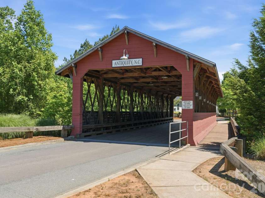 1353 Jacemans Way, Cornelius, NC 28031.  MLS# CAR4382389, YatesRealty ID 33645. Antiquity Covered Bridge