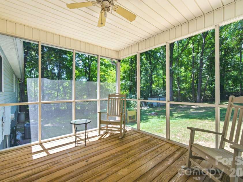 1949 Ridge Road, Clover, SC 29710.  MLS# CAR4396969, YatesRealty ID 33646. Back porch