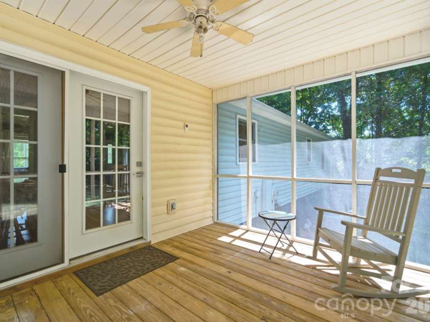 1949 Ridge Road, Clover, SC 29710.  MLS# CAR4396969, YatesRealty ID 33646. Back porch