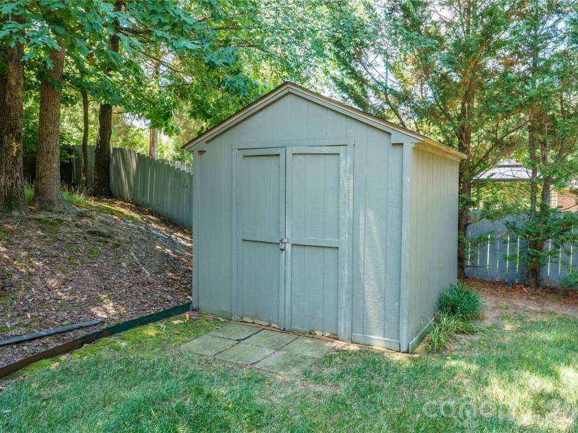 314 River Birch Circle, Mooresville, NC 28115.  MLS# CAR4395045, YatesRealty ID 33650. Storage Shed
