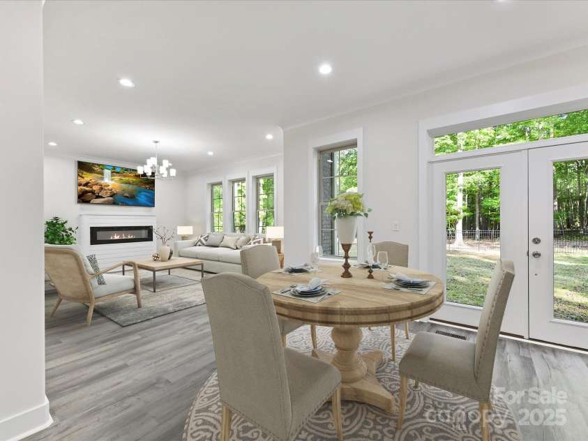 1409 Bloomsberry Lane, Waxhaw, NC 28173.  MLS# CAR4247521, YatesRealty ID 33651. Large breakfast area- virtually staged