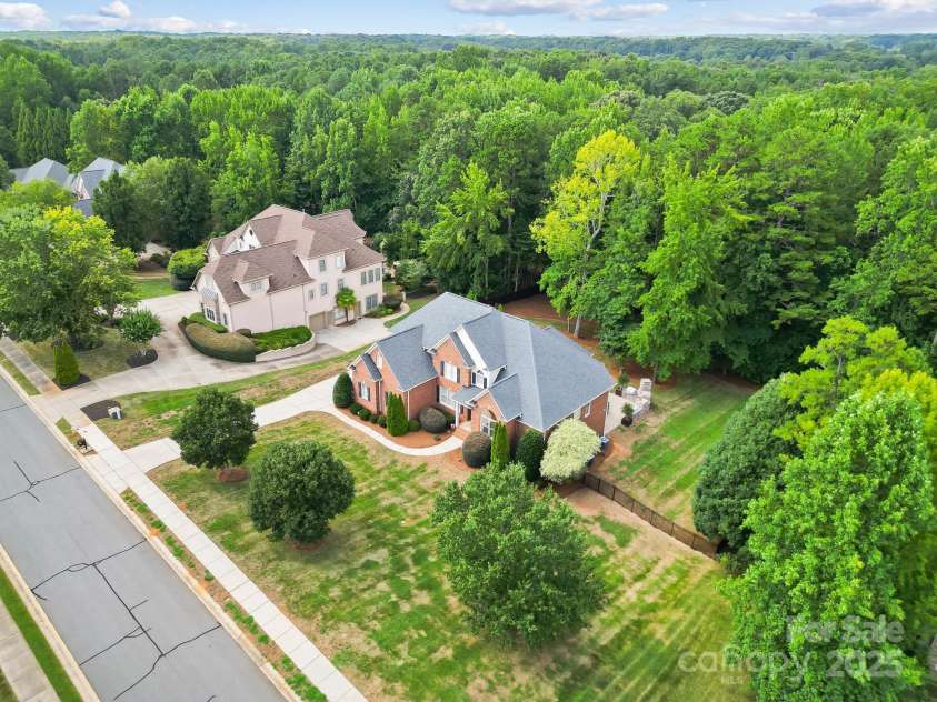 15035 Davis Trace Drive, Mint Hill, NC 28227.  MLS# CAR4282469, YatesRealty ID 33659. Aerial View