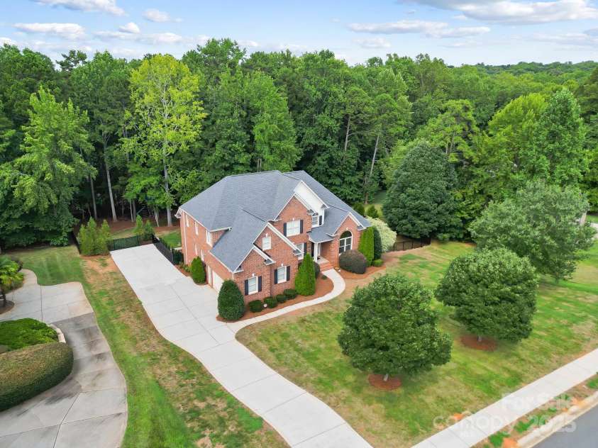 15035 Davis Trace Drive, Mint Hill, NC 28227.  MLS# CAR4282469, YatesRealty ID 33659. Aerial View