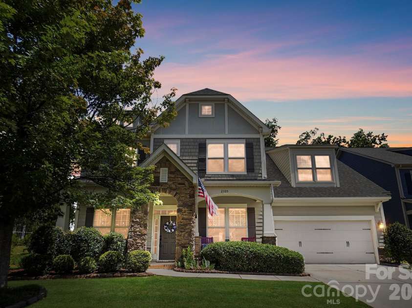 2105 Kinder Oak Drive, Indian Trail, NC 28079.  MLS# CAR4392329, YatesRealty ID 33667. 