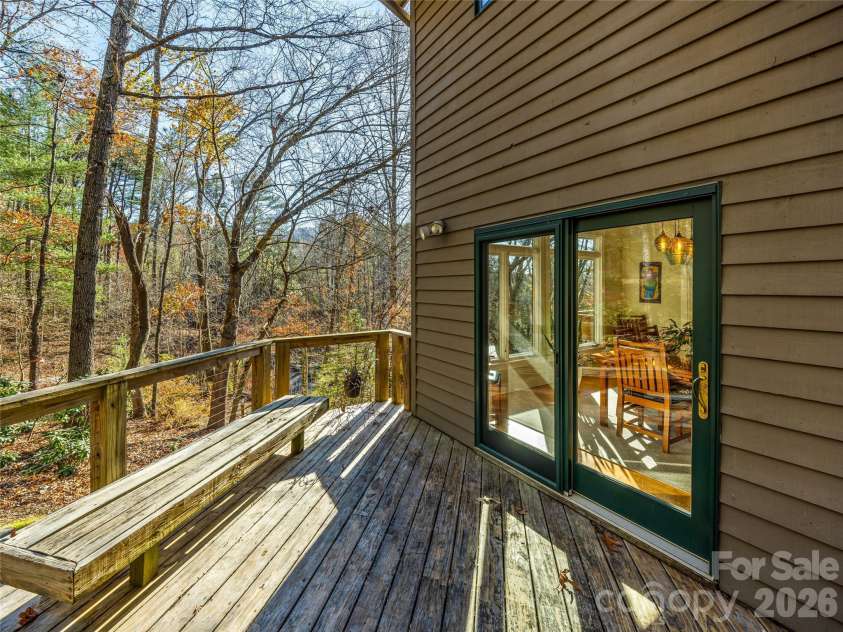 339 Beaverdam Road, Asheville, NC 28804.  MLS# CAR4321982, YatesRealty ID 3367. Front deck 
