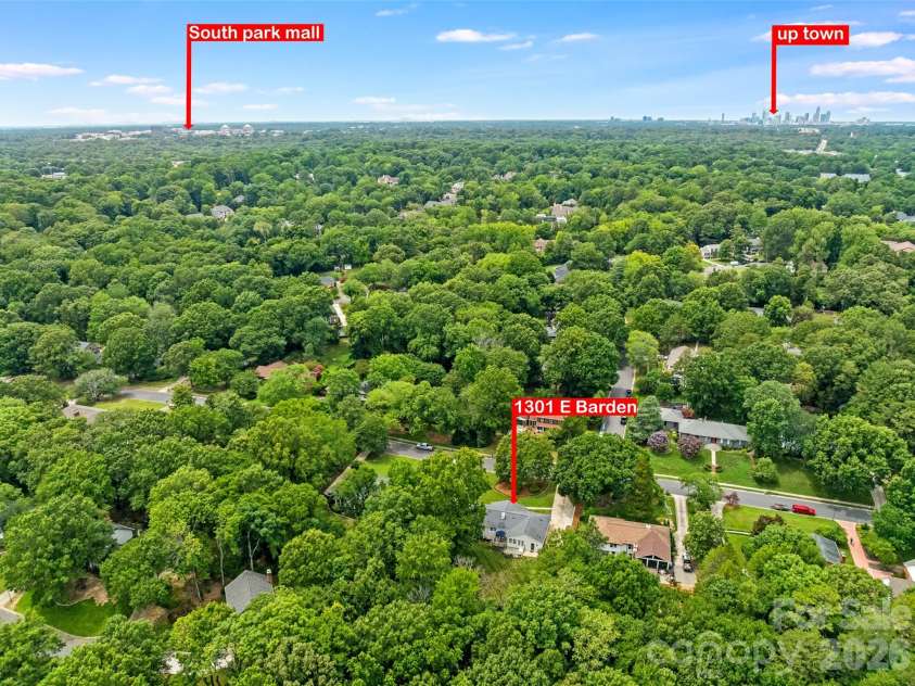 1301 Barden Road, Charlotte, NC 28226.  MLS# CAR4397756, YatesRealty ID 33671. 