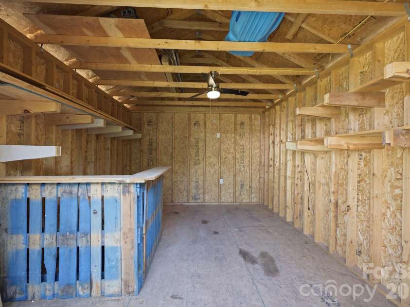 983 Jerry Lees Way, Denver, NC 28037.  MLS# CAR4394495, YatesRealty ID 33679. Shed – Photo has been digitally enhanced to remove personal items and better showcase the structure and usable space.
