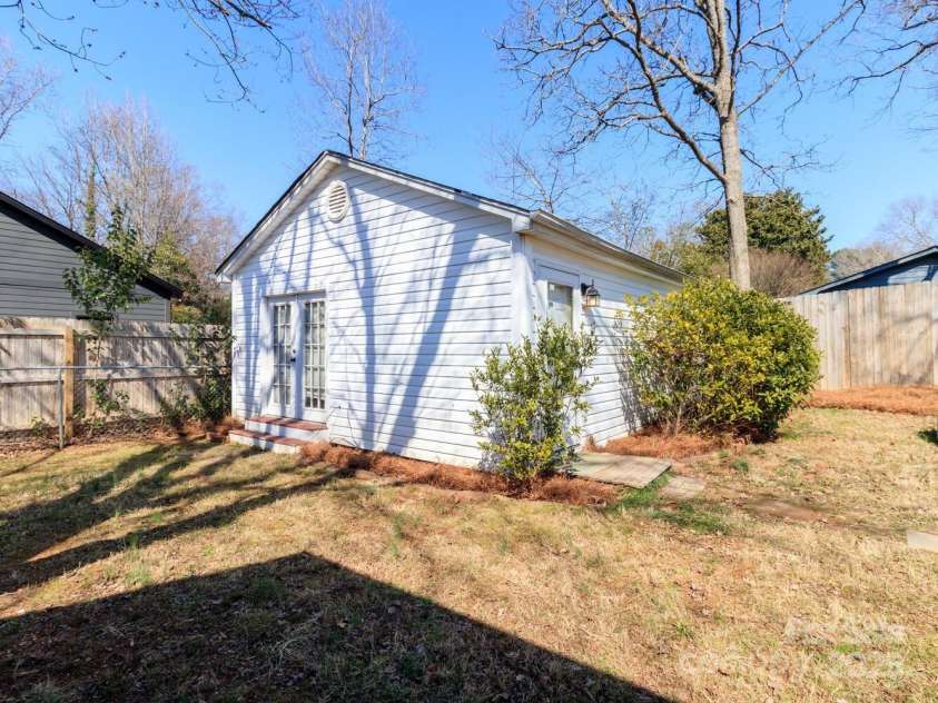 1003 Oak Hill Drive, Monroe, NC 28112.  MLS# CAR4225287, YatesRealty ID 3368. DETACHED SHED/MAN CAVE/WORKSHOP