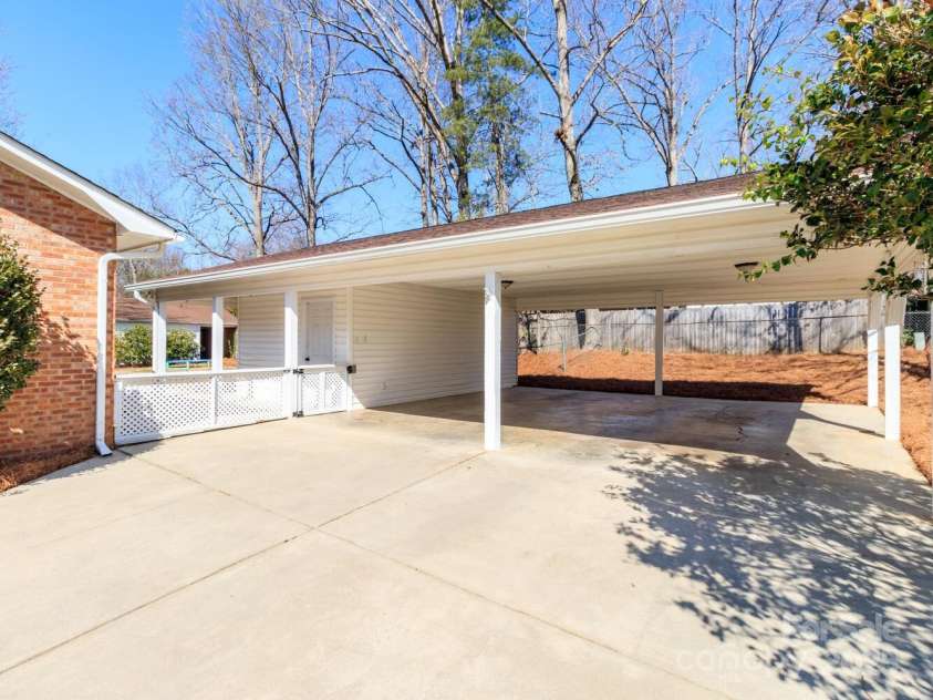 1003 Oak Hill Drive, Monroe, NC 28112.  MLS# CAR4225287, YatesRealty ID 3368. DOUBLE CARPORT