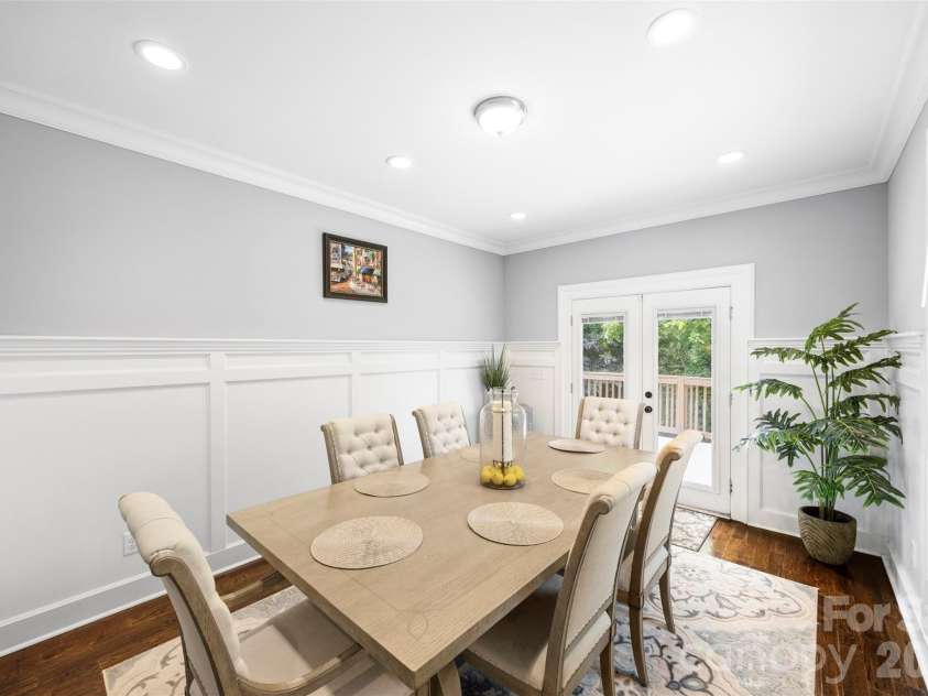 1823 Allen Street, Charlotte, NC 28205.  MLS# CAR4378484, YatesRealty ID 33683. Dining Room