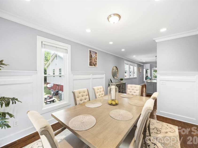 1823 Allen Street, Charlotte, NC 28205.  MLS# CAR4378484, YatesRealty ID 33683. Dining Room