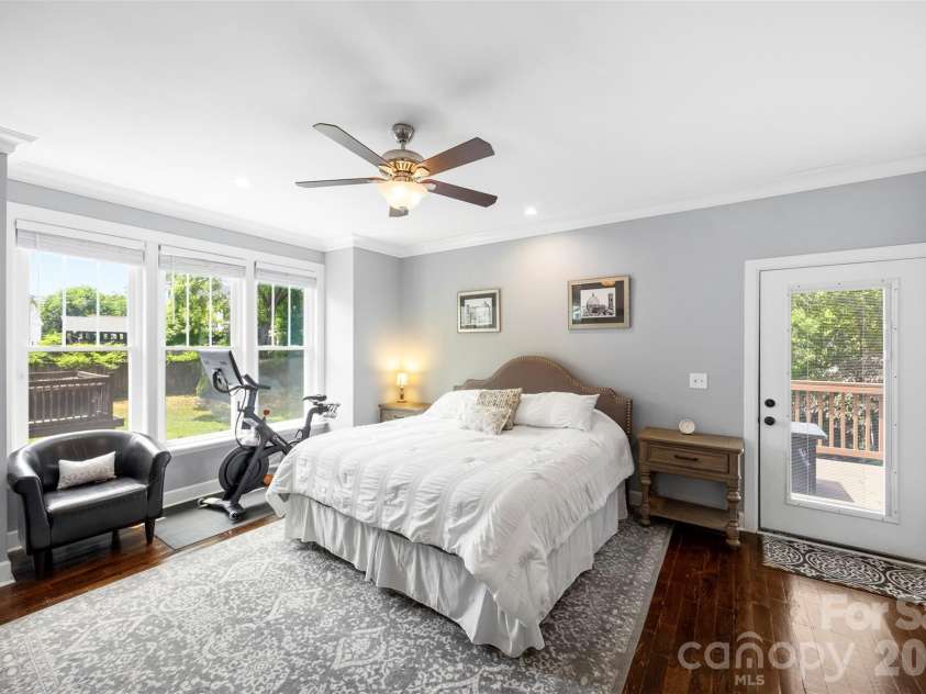 1823 Allen Street, Charlotte, NC 28205.  MLS# CAR4378484, YatesRealty ID 33683. Primary Bedroom