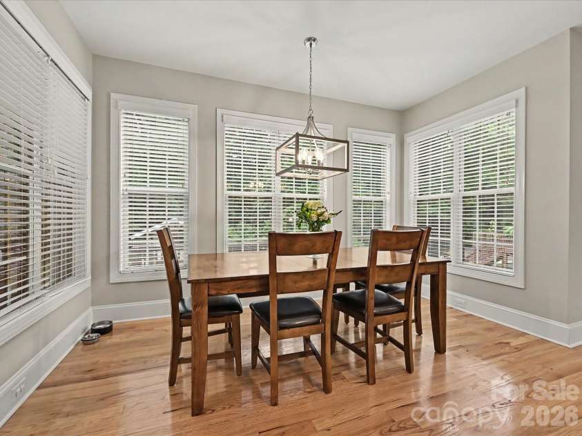 9643 Hampton Oaks Lane, Charlotte, NC 28270.  MLS# CAR4389106, YatesRealty ID 33684. Dining Area