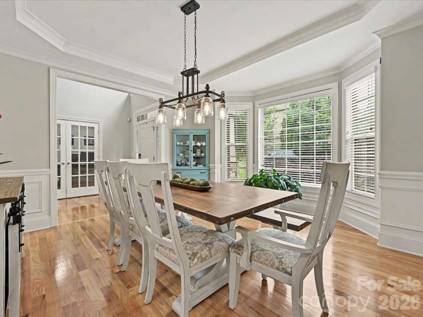 9643 Hampton Oaks Lane, Charlotte, NC 28270.  MLS# CAR4389106, YatesRealty ID 33684. Dining Room