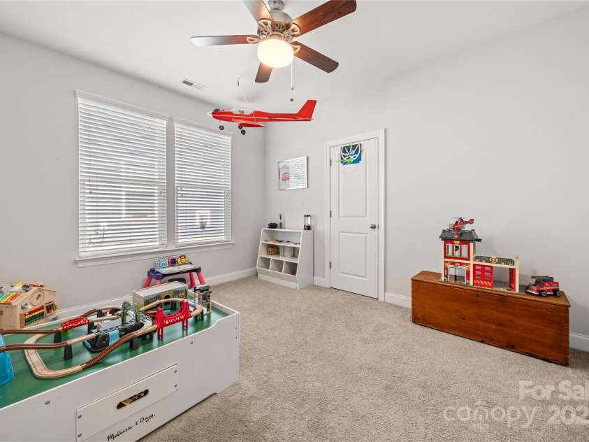 1009 Kemp Road, Indian Trail, NC 28079.  MLS# CAR4273624, YatesRealty ID 33685. Bed 3 with lots of natural light