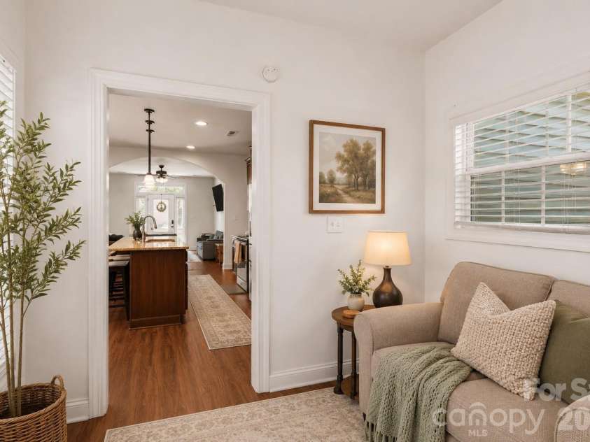 964 Mathis Avenue, Salisbury, NC 28146.  MLS# CAR4390252, YatesRealty ID 33689. Virtually Staged Den/Sunroom