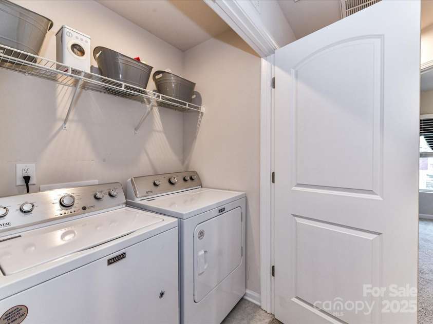 2313 Lazette Drive, Charlotte, NC 28216.  MLS# CAR4291354, YatesRealty ID 33693. Laundry Room with washer/dryer to remain!