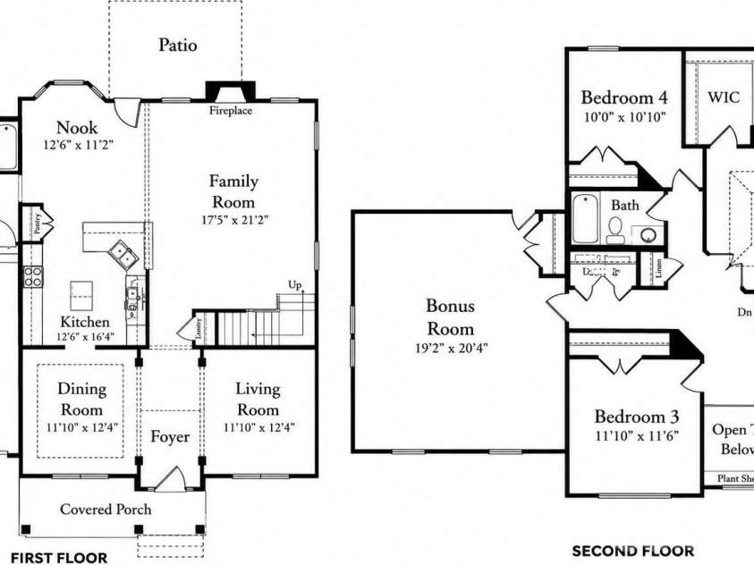 4857 Annelise Drive, Harrisburg, NC 28075.  MLS# CAR4392281, YatesRealty ID 33697. Floor plan