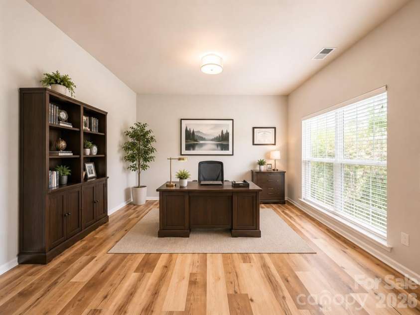 4857 Annelise Drive, Harrisburg, NC 28075.  MLS# CAR4392281, YatesRealty ID 33697. Formal office Virtual staging