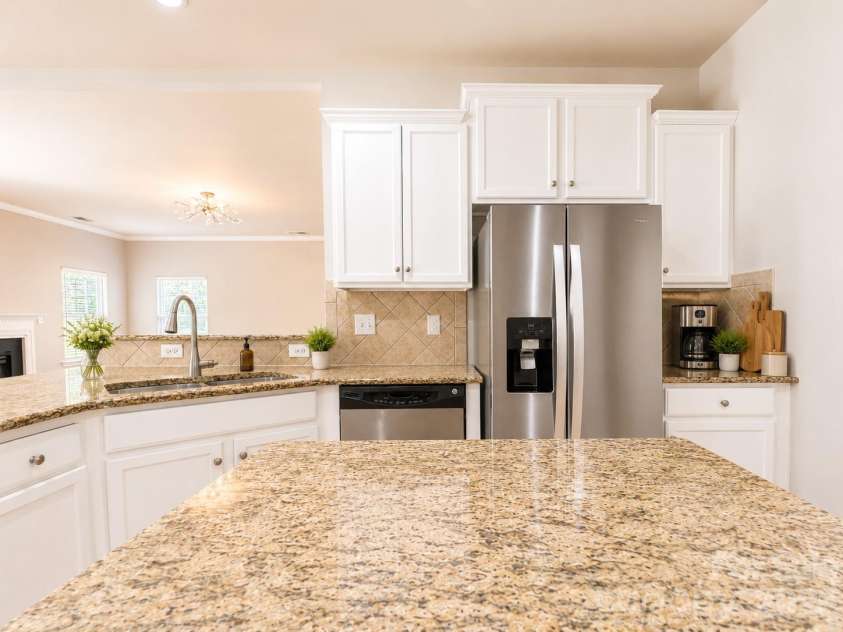 4857 Annelise Drive, Harrisburg, NC 28075.  MLS# CAR4392281, YatesRealty ID 33697. Kitchen Virtual staging