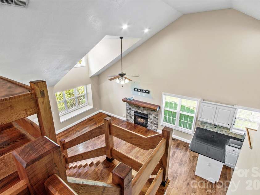 215 Meadow Lake Drive, Salisbury, NC 28146.  MLS# CAR4291335, YatesRealty ID 33699. View from flexible space to the LR.