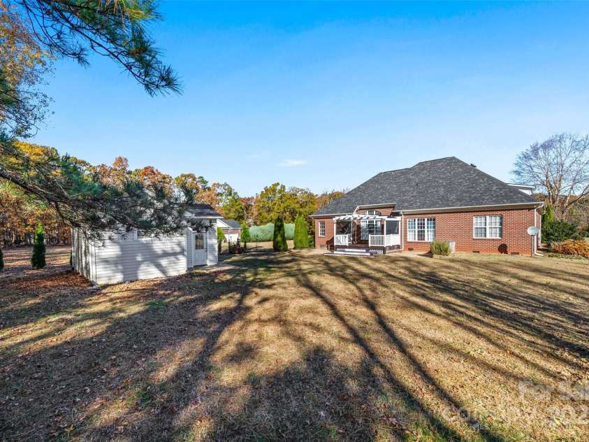 5916 Newell Drive, Monroe, NC 28112.  MLS# CAR4320671, YatesRealty ID 337. BACK YARD