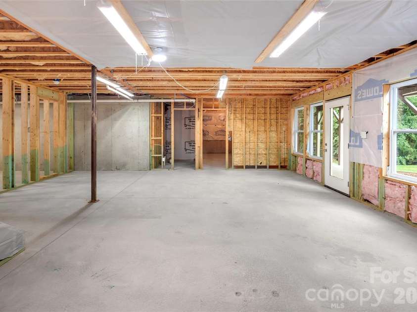 3108 Helmsley Court, Concord, NC 28027.  MLS# CAR4390077, YatesRealty ID 33701. Basement
