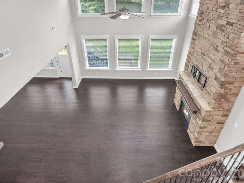 3108 Helmsley Court, Concord, NC 28027.  MLS# CAR4390077, YatesRealty ID 33701. Great Room from Second Story