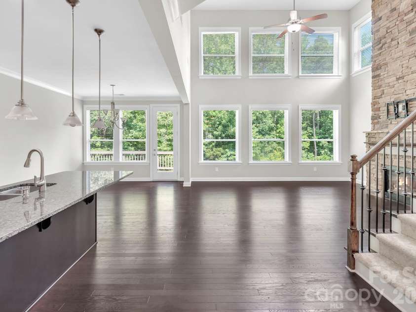 3108 Helmsley Court, Concord, NC 28027.  MLS# CAR4390077, YatesRealty ID 33701. Kitchen to Great Room