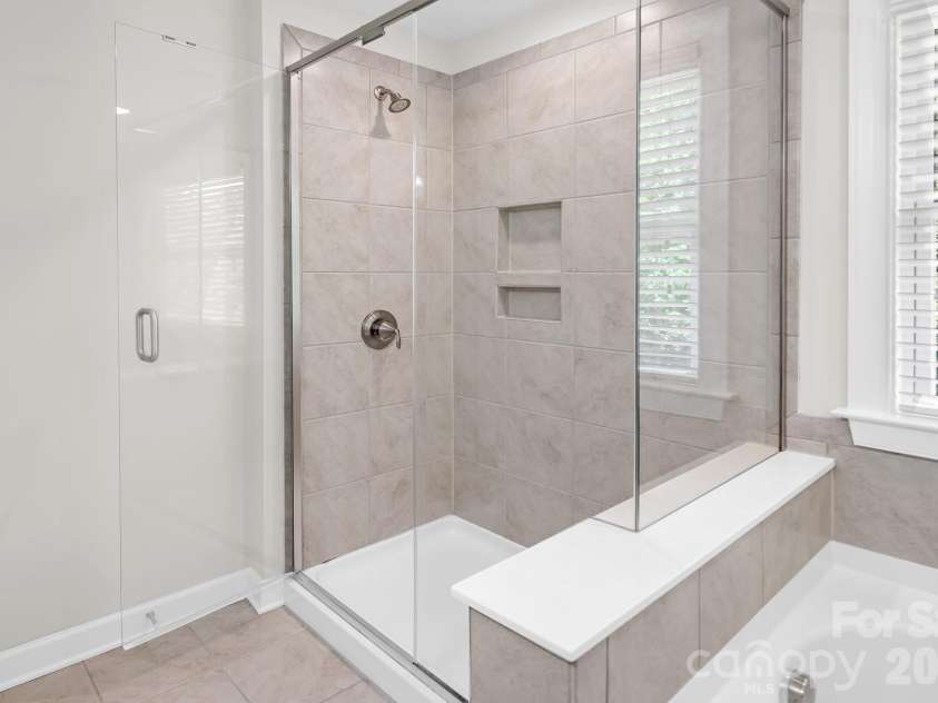 3108 Helmsley Court, Concord, NC 28027.  MLS# CAR4390077, YatesRealty ID 33701. Primary Bath Shower