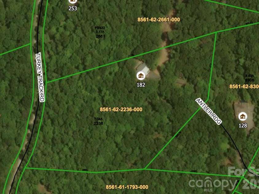 182 Antler Ridge, Rosman, NC 28772.  MLS# CAR4397781, YatesRealty ID 33708. GIS aerial
