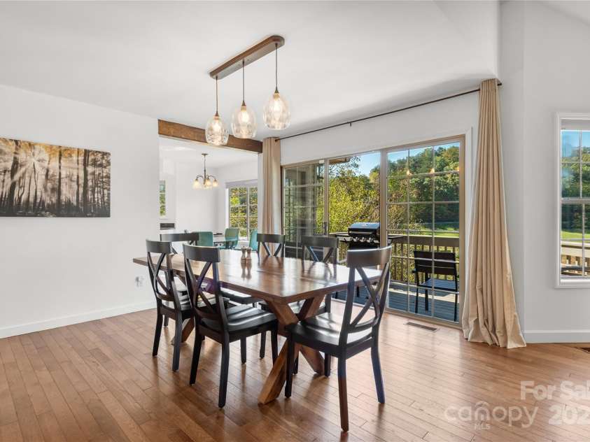 108 June Court, Lake Lure, NC 28746.  MLS# CAR4314287, YatesRealty ID 3371. Dining Room
